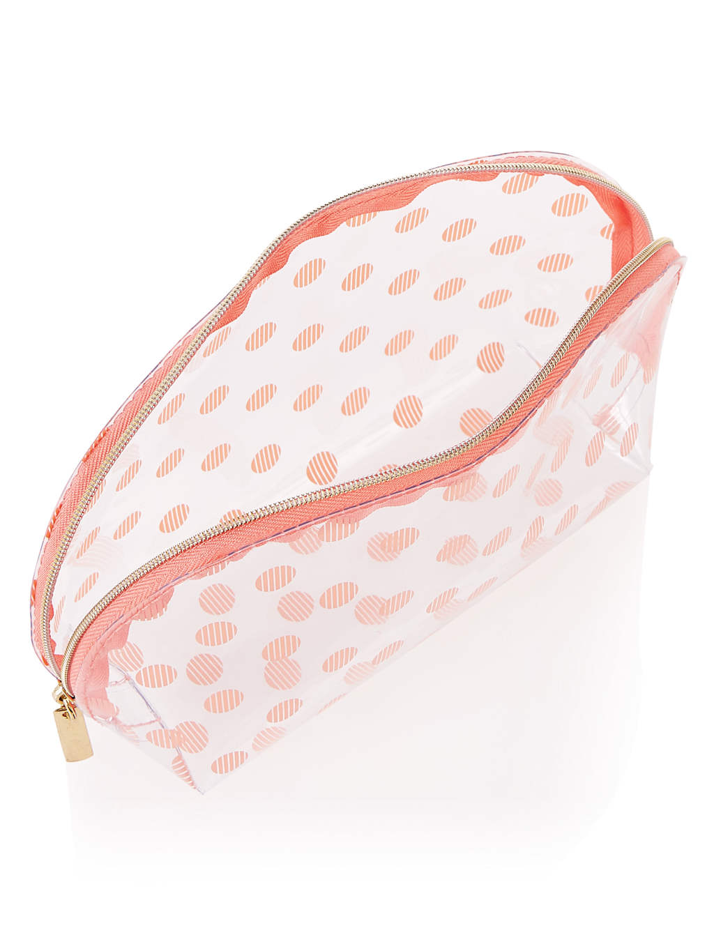 Clear Spotted Make-Up Bag 2 of 2