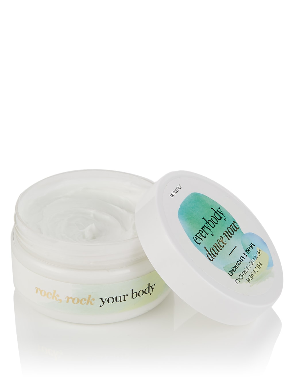 Lemon Grass & Thyme Fragranced Quick Dry Body Butter 250ml 1 of 3