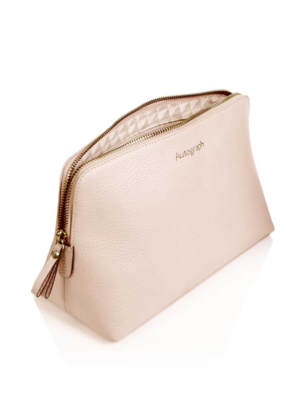 Luxury Leather Wash Bag 2 of 2