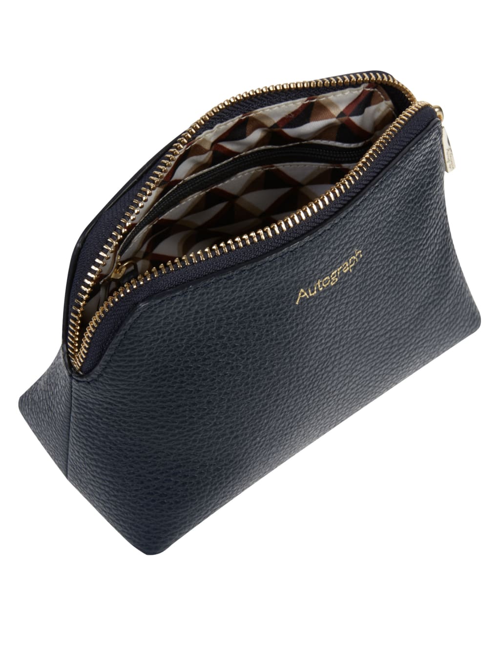 Luxury Leather Wash Bag 3 of 3