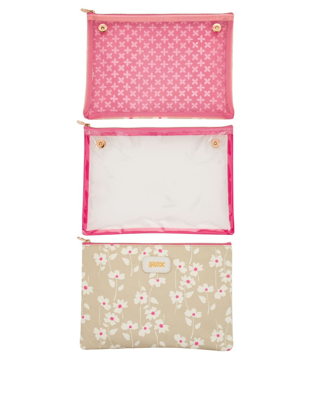 Amy Sage Floral 3 in 1 Makeup Wallet 2 of 3