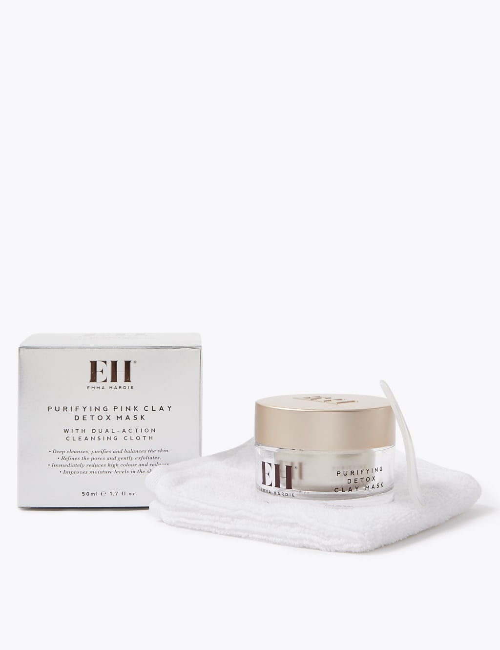 Purifying Detox Clay Mask with Cleansing Cloth 50ml 5 of 6