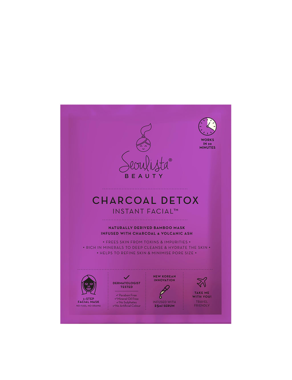 Charcoal Detox Instant Facial 35g 1 of 3