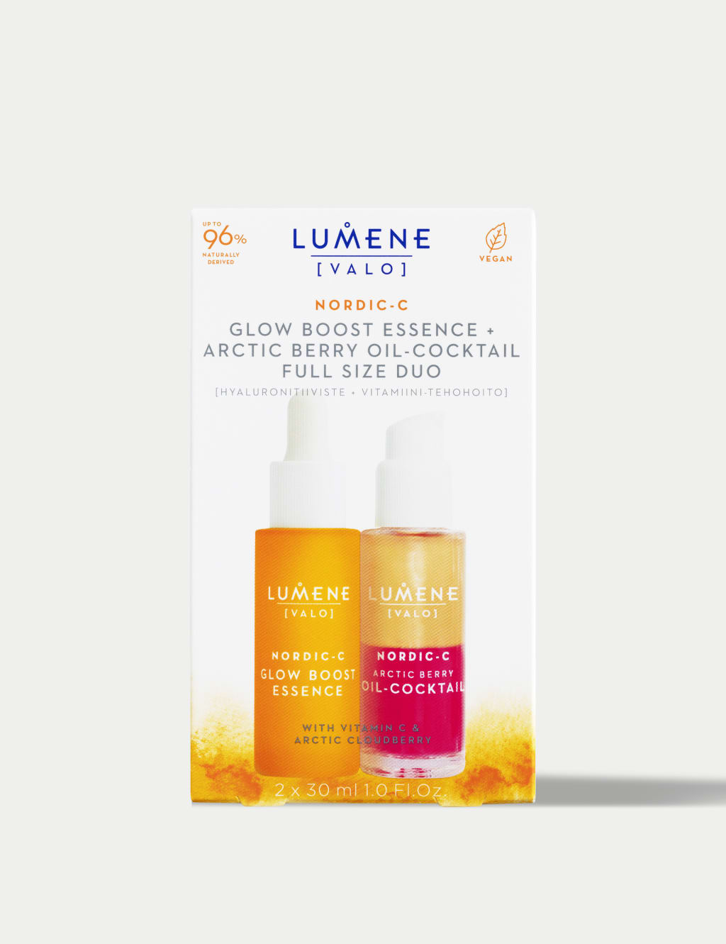 Lumene Nordic-C [VALO] Glow Boost Essence & Arctic Berry Oil-Cocktail duo 1 of 1