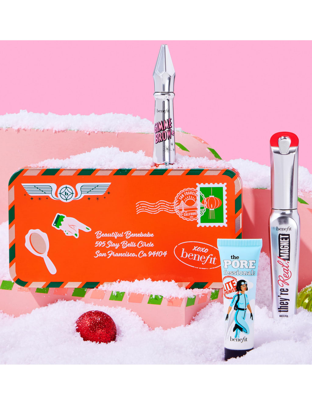 Stamp of Beauty Eyebrow Gel, Mascara & Primer Gift Set 4 of 5