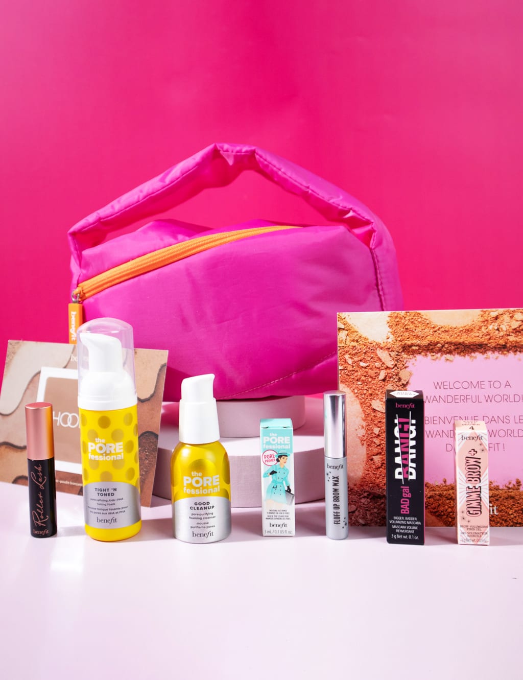 Best Brow, Cheek, Mascara and Porefessional Bundle with Mini Puffer Bag 2 of 4