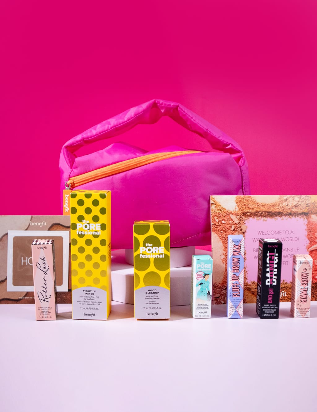 Best Brow, Cheek, Mascara and Porefessional Bundle with Mini Puffer Bag 4 of 4