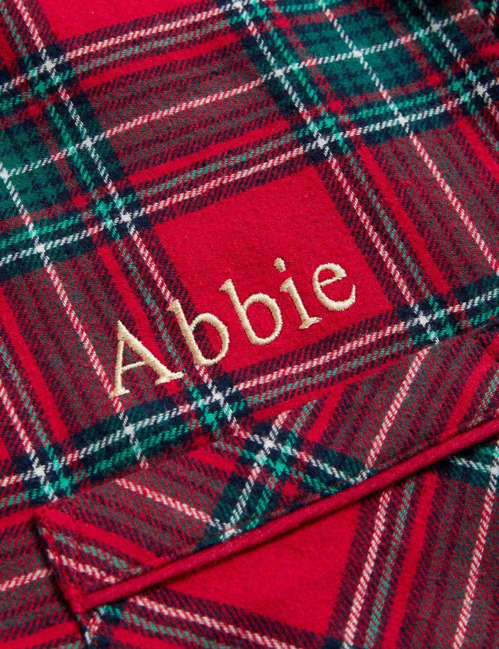 Personalised Women's Checked Pyjama Set 6 of 6