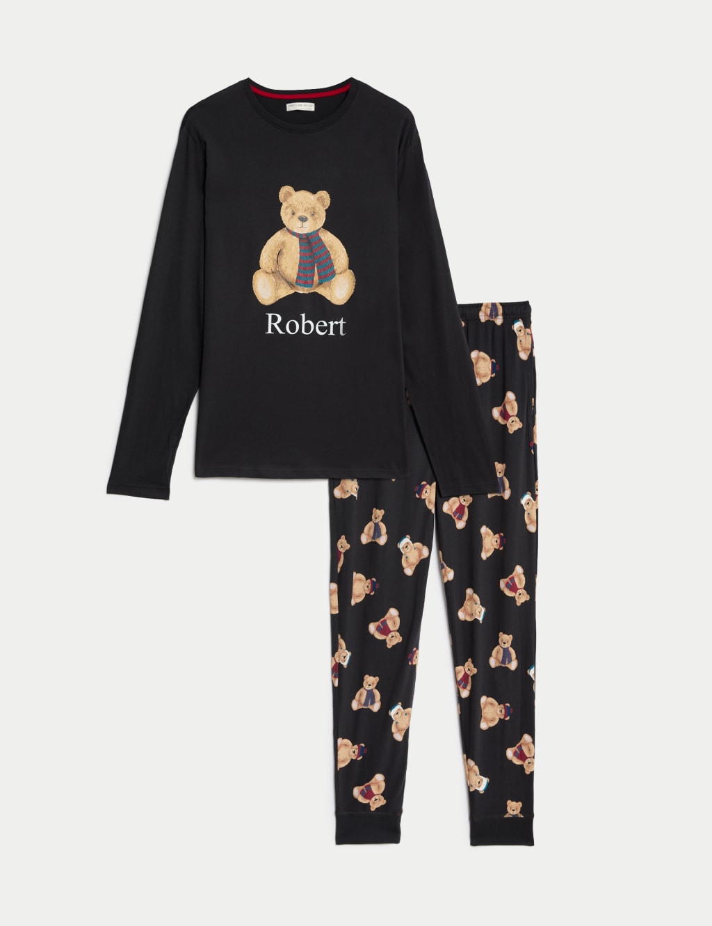 Mens teddy bear pyjamas best sale