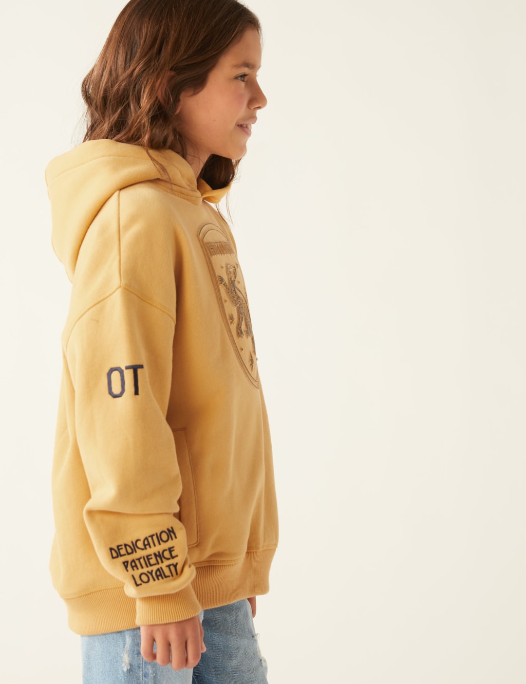 Personalised Kids Hufflepuff Hoodie 6 16 Yrs M S Collection M S