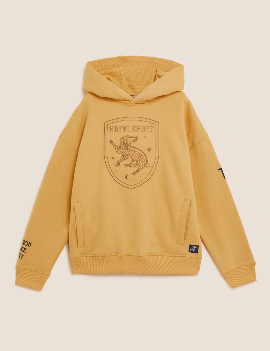 Personalised Kids Hufflepuff Hoodie 6 16 Yrs M S Collection M S