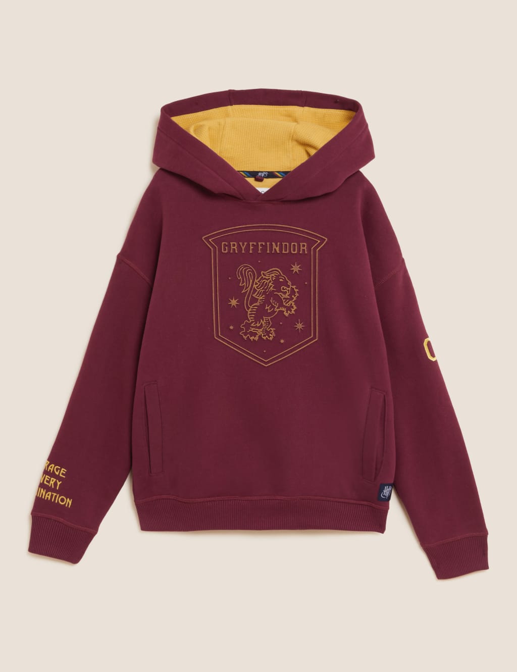 Personalised Kids Gryffindor Hoodie 6 16 Yrs