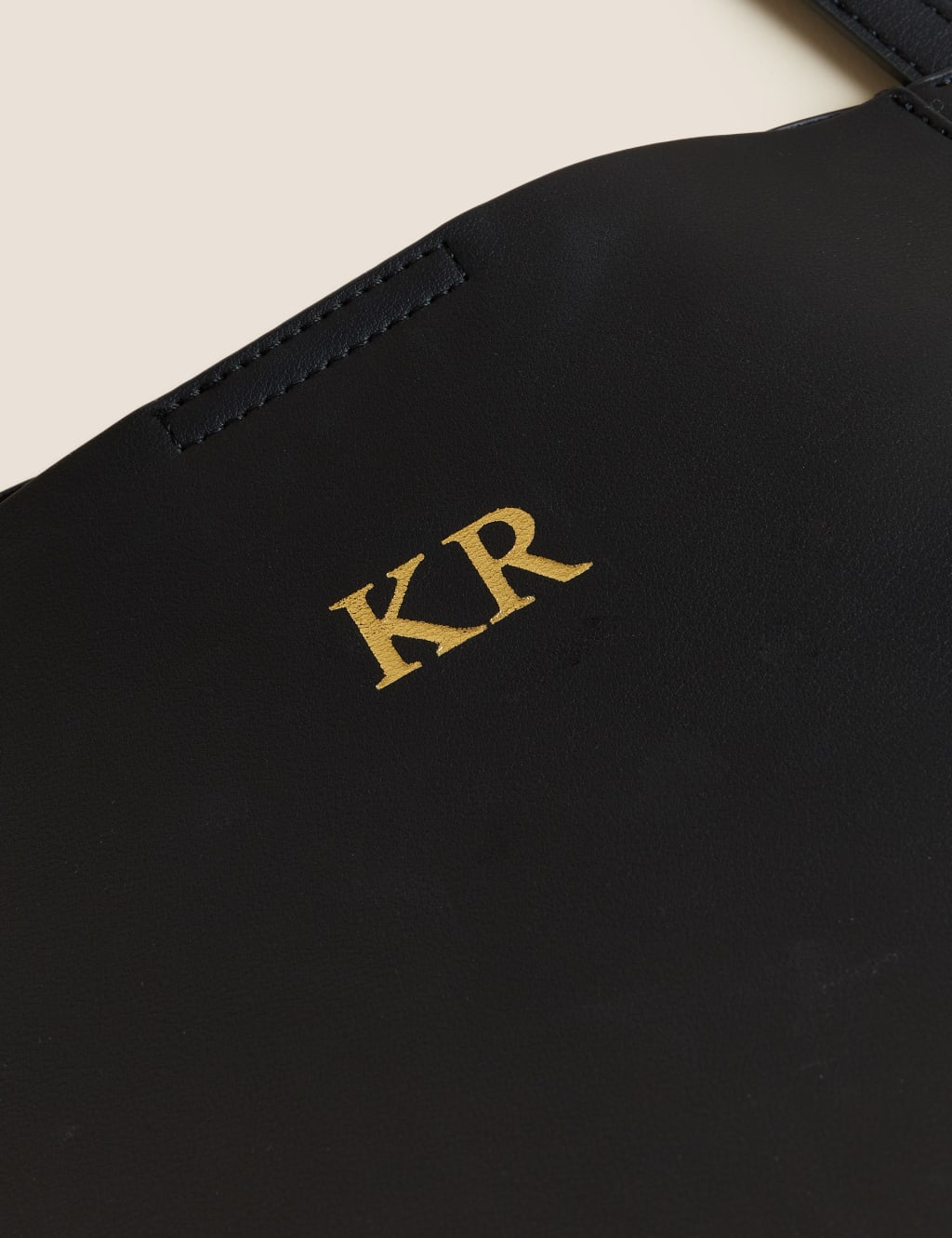 Personalised Faux Leather Tote Bag 2 of 4