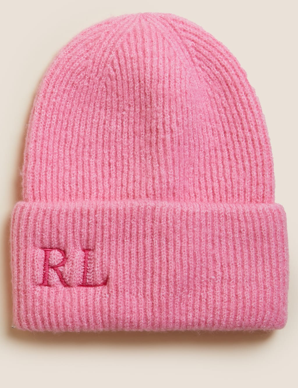 Personalised Women's Rib Beanie Hat 1 of 2