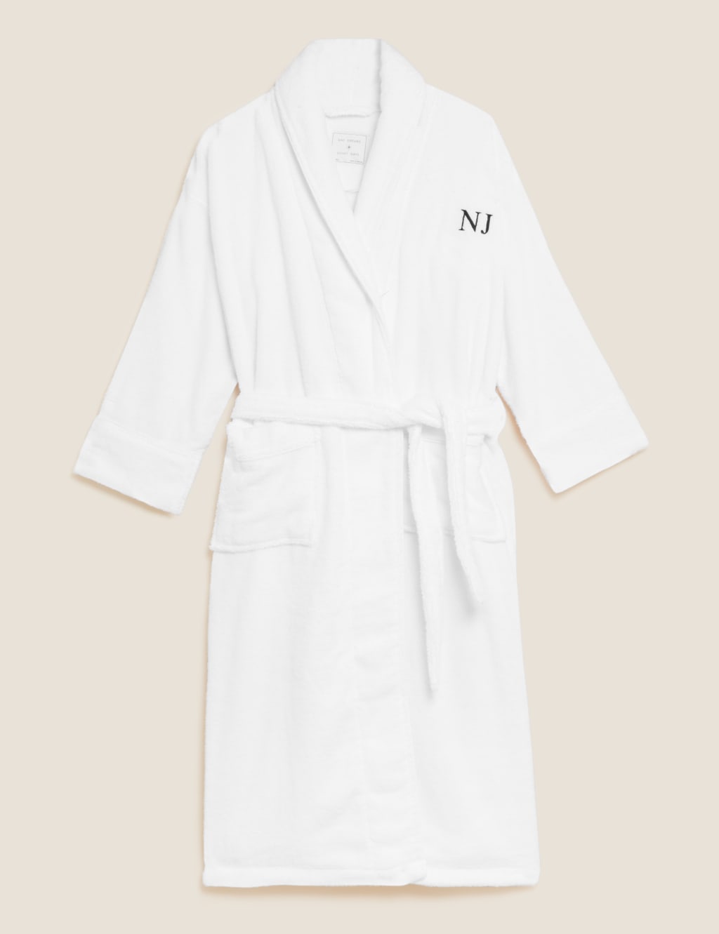 Personalised Women's Towelling Dressing Gown 2 of 3