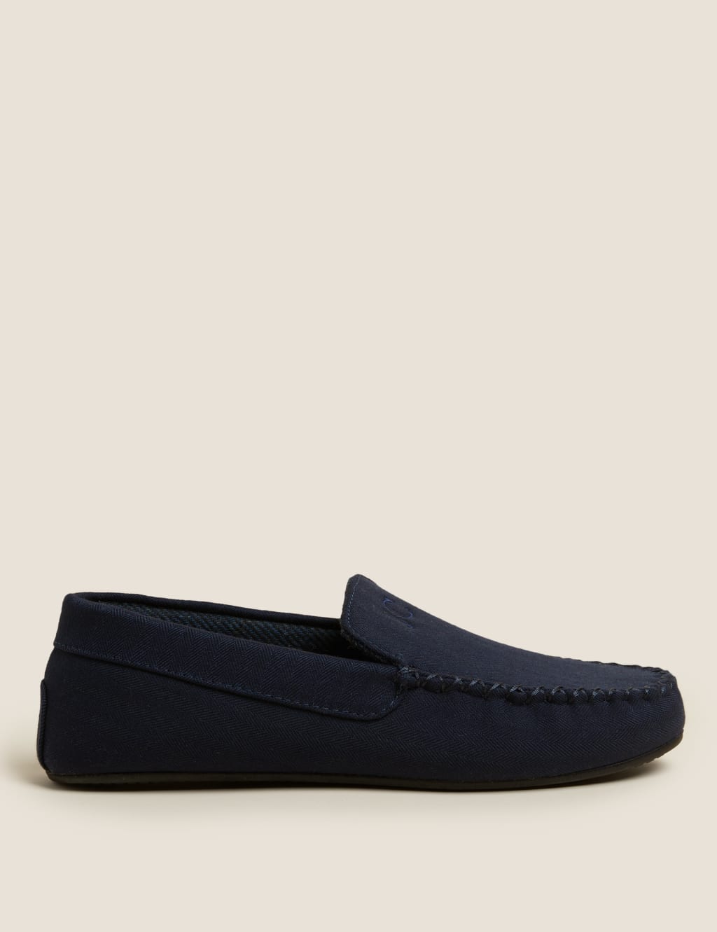 Personalised moccasin slippers top