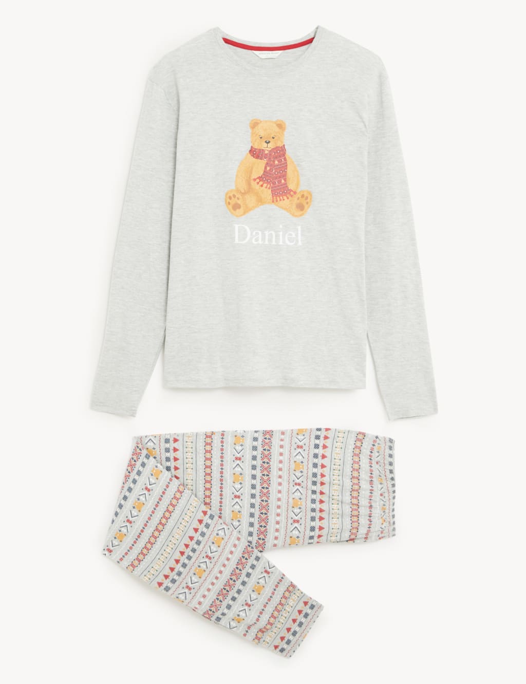 Personalised Men s Spencer Bear Pyjamas Spencer Bear M S