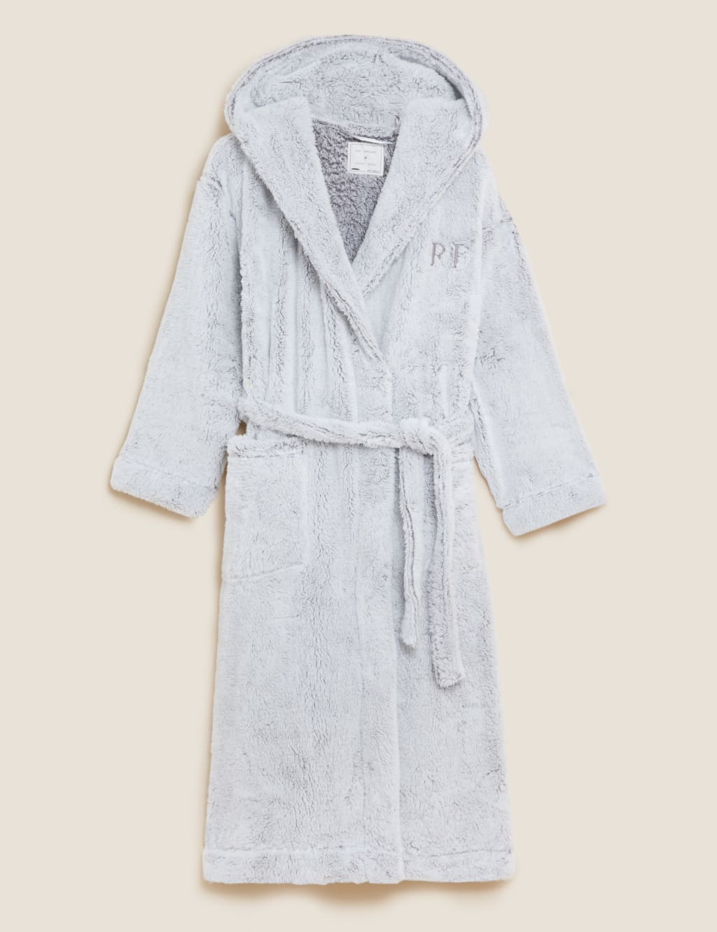 Personalised Women's Fleece Hooded Dressing Gown 2 of 3