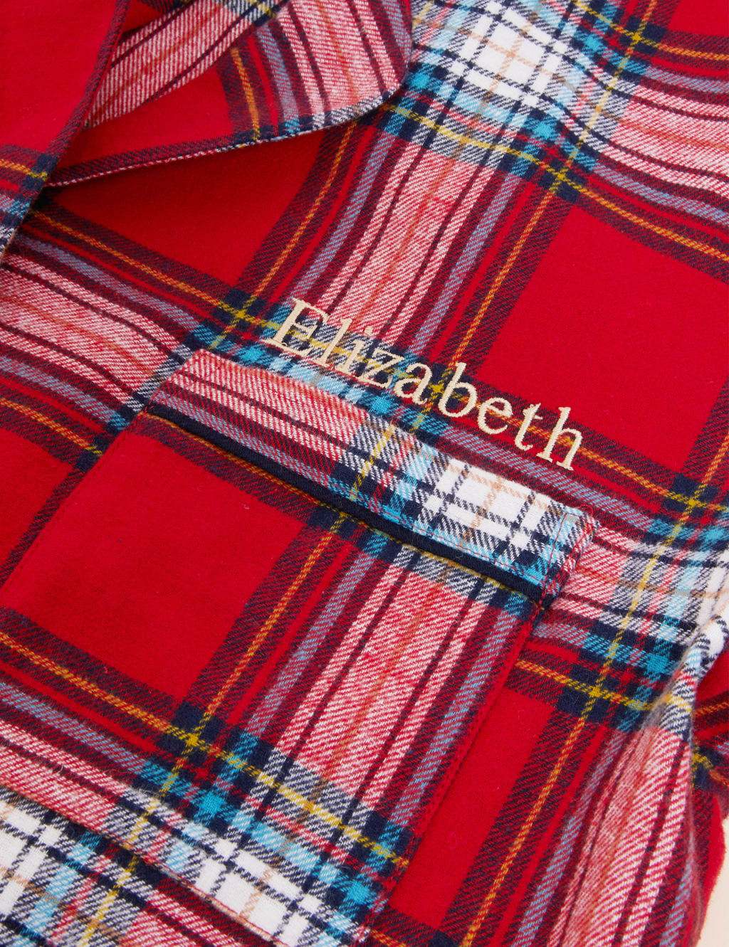 Personalised Women's Family Checked Pyjamas Set 2 of 2