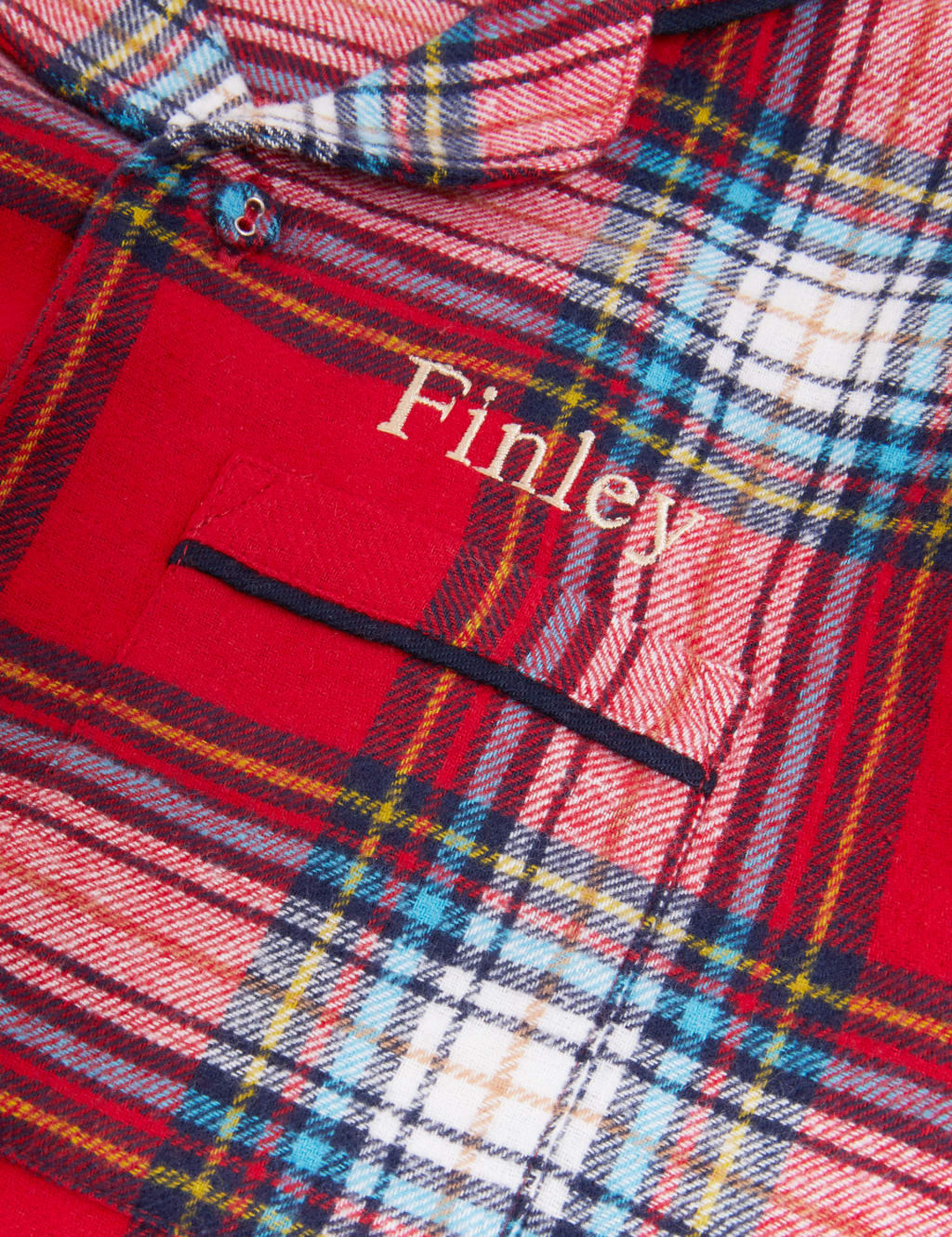 Personalised Kids' Family Checked Pyjamas 2 of 2