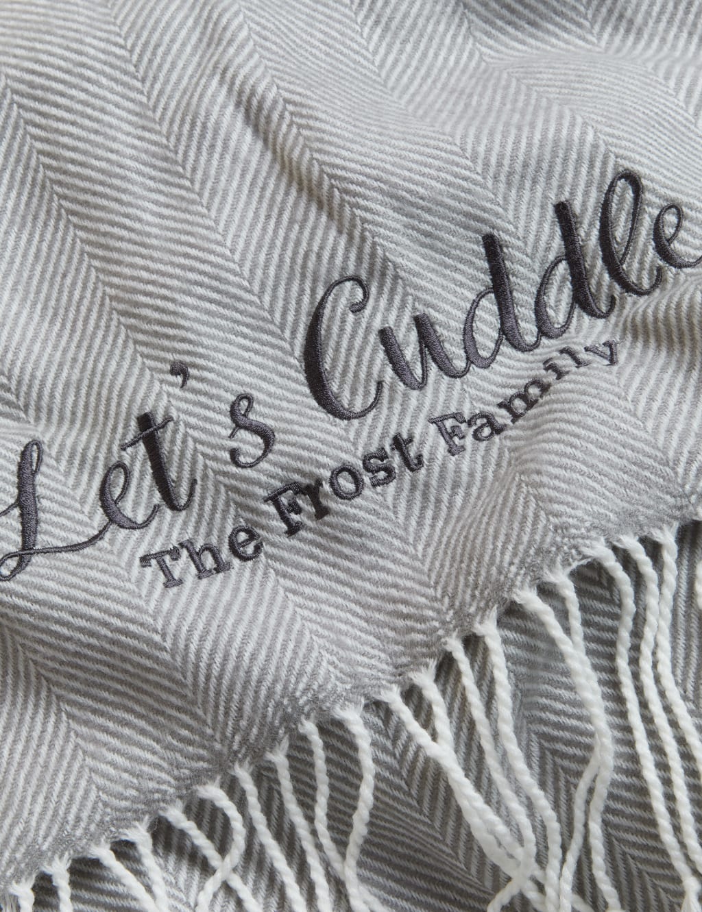 Personalised Herringbone Throw 2 of 4