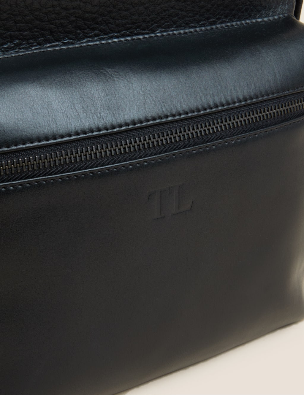 Personalised Pebble Grain Leather Backpack 2 of 4