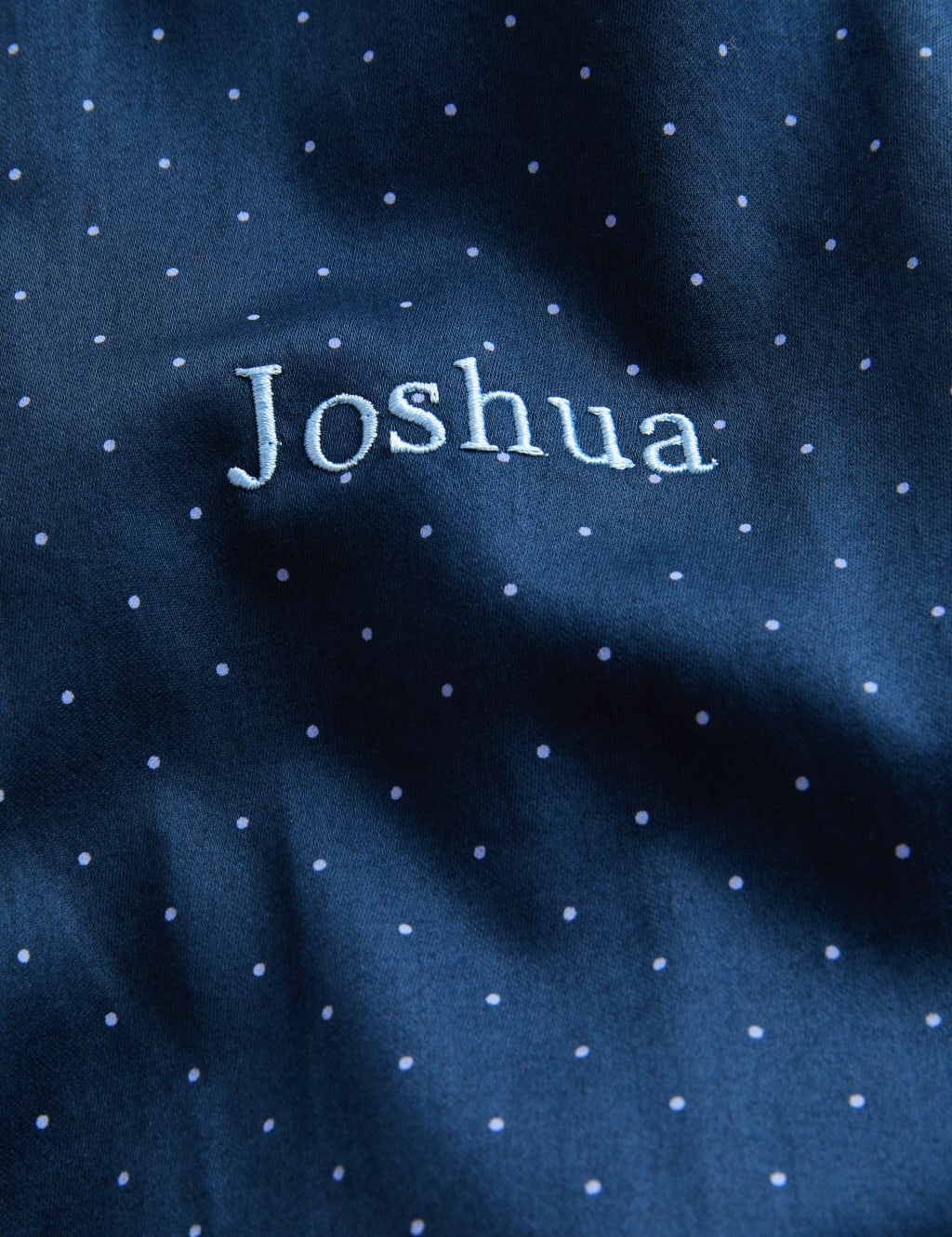 Personalised Pure Cotton Dressing Gown 2 of 2