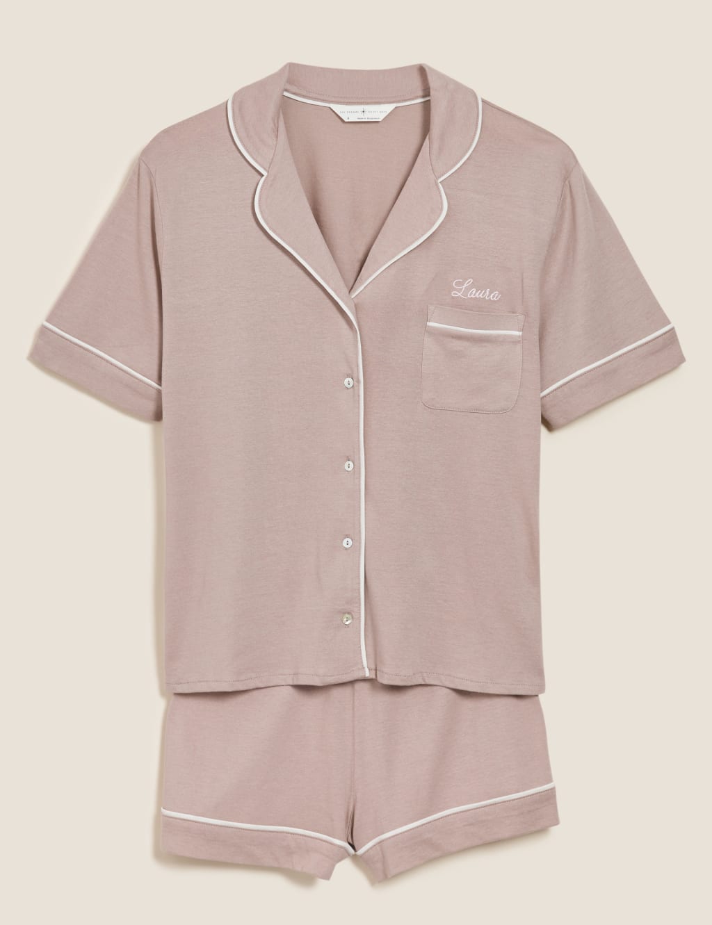 Personalised Women s Cotton Modal Pyjamas M S Collection M S