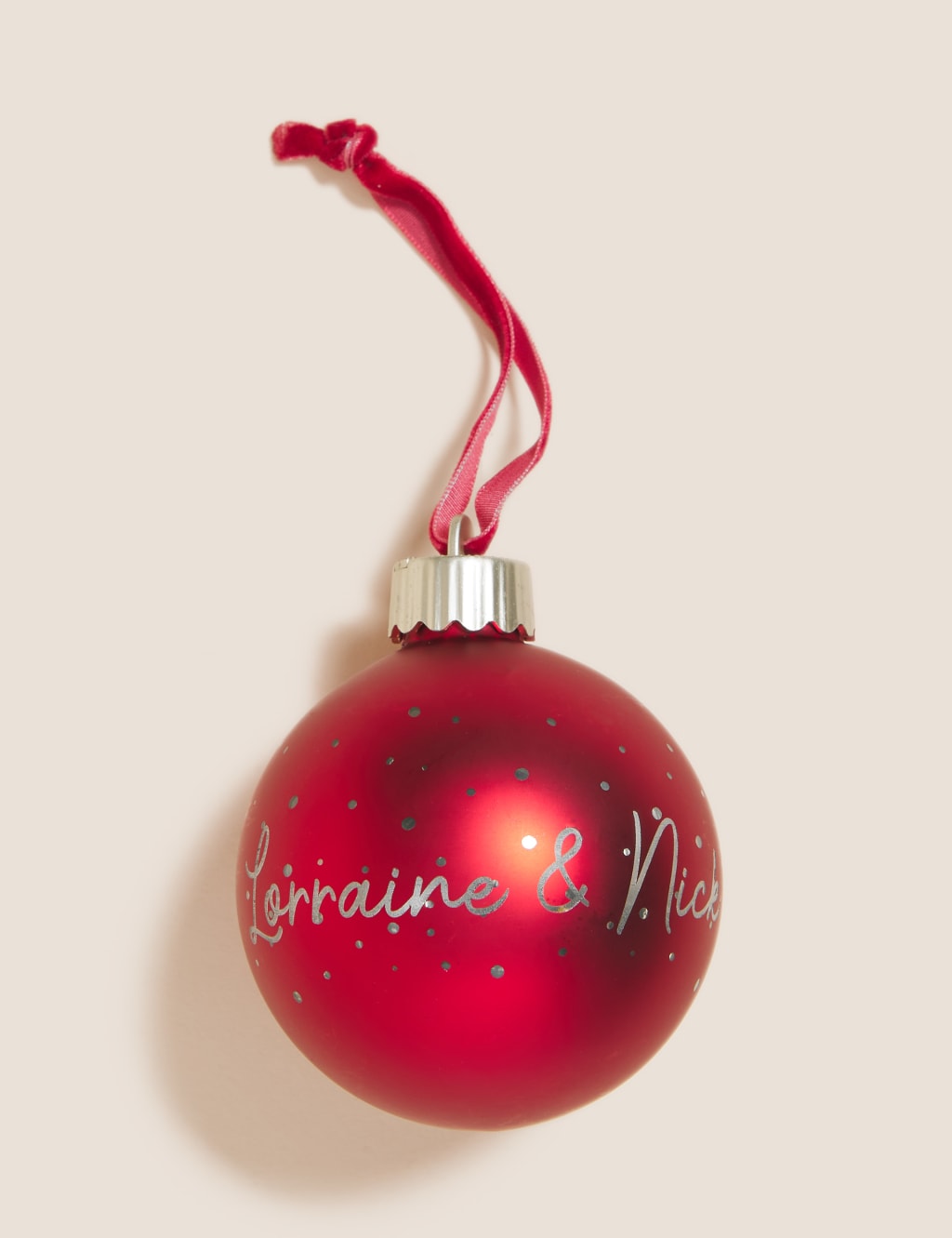 Personalised Light Up Christmas Bauble 3 of 4