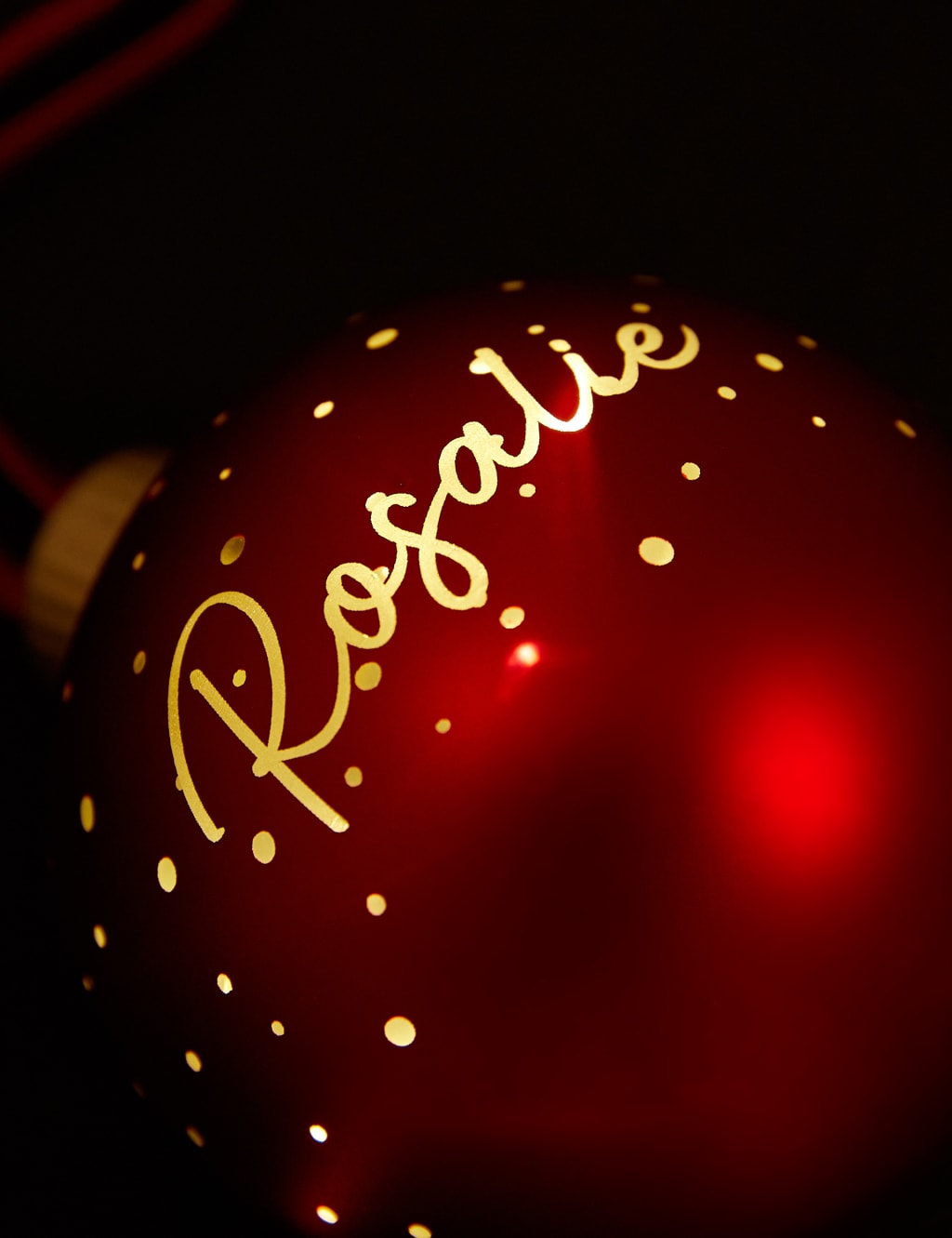 Personalised Light Up Christmas Bauble 2 of 4