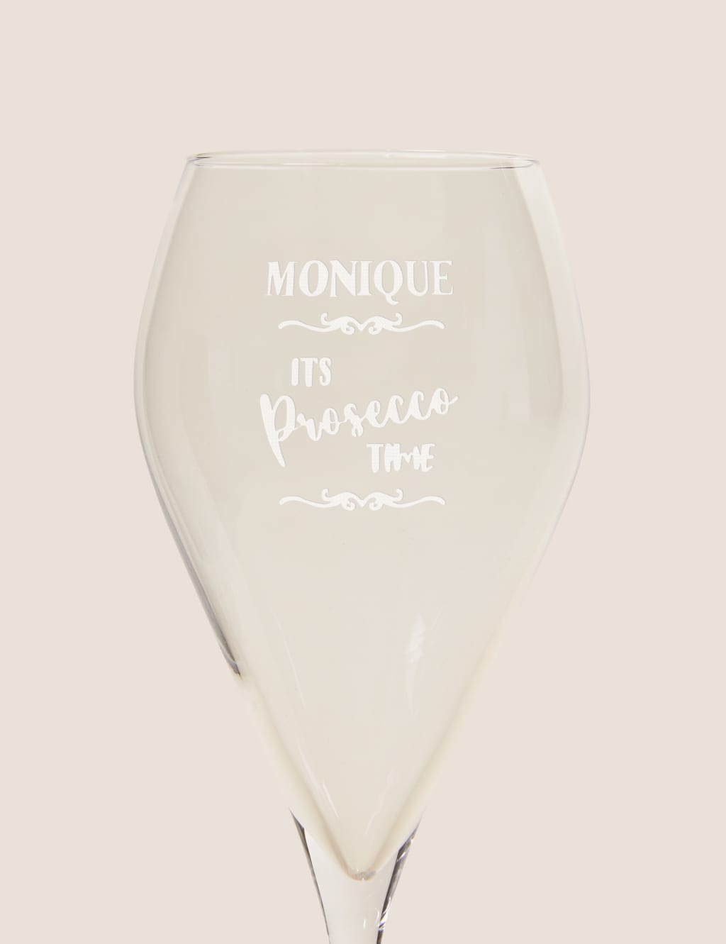 Personalised Name Prosecco Glass 2 of 3