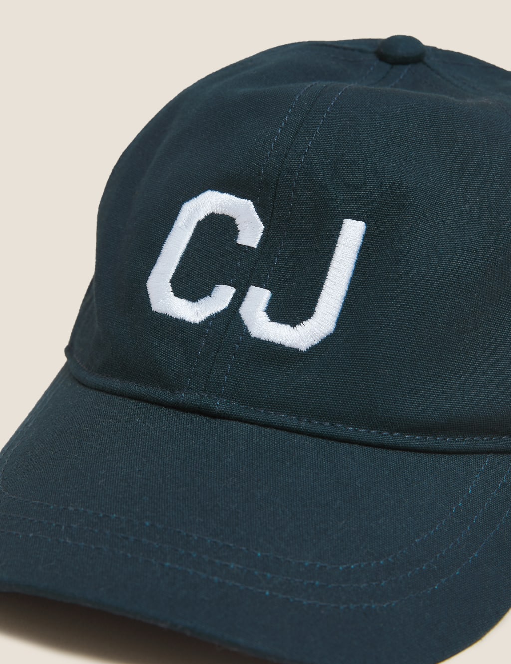 Personalised Cotton Poplin Baseball Cap 2 of 2