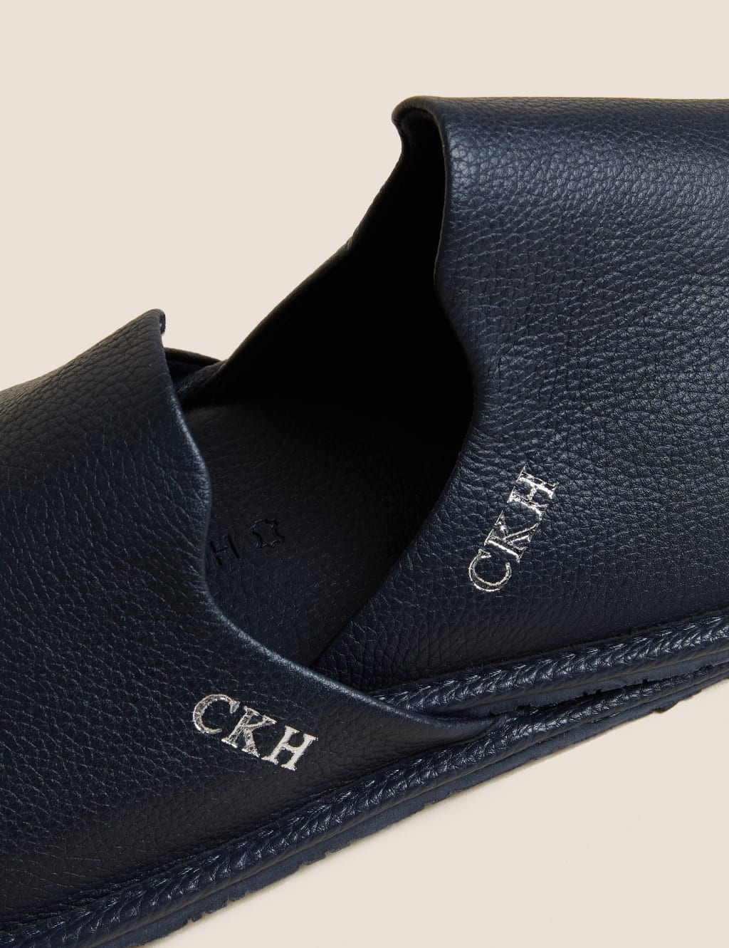 Personalised Men s Leather Mule Slippers Autograph M S