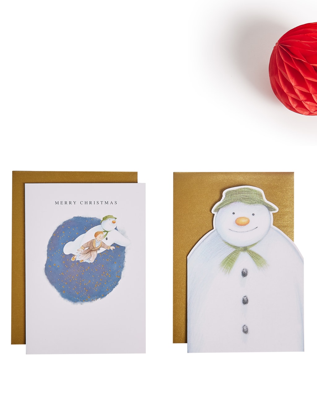 The Snowman™ Christmas Charity Cards Pack of 20 1 of 4