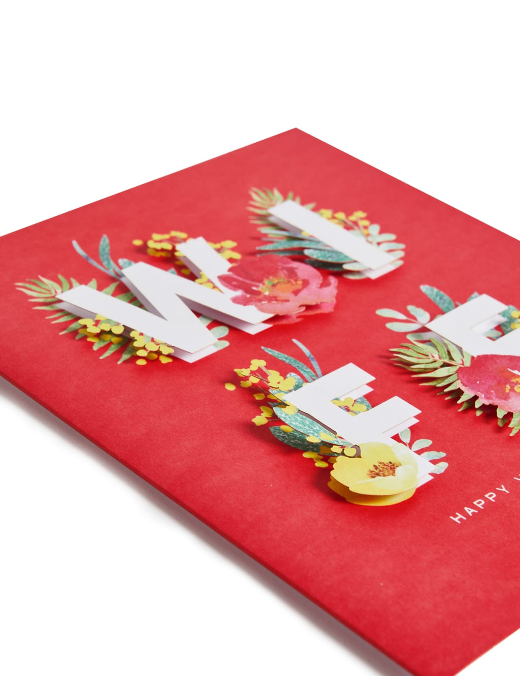 Wife 3D Floral Valentine's Card 4 of 4