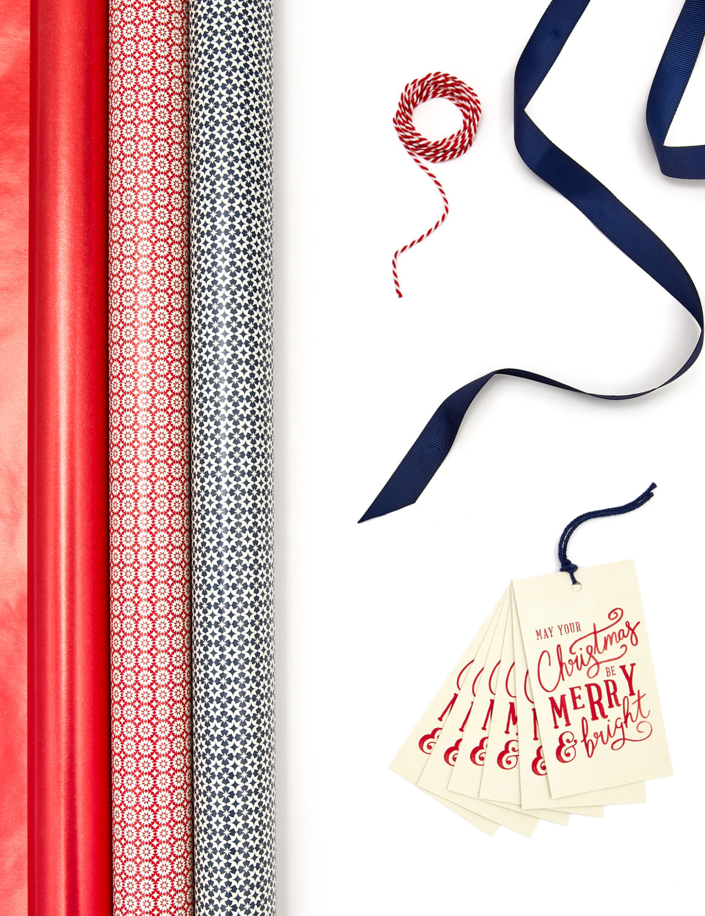 Traditional Christmas Wrapping Paper Pack 4.5m 1 of 2