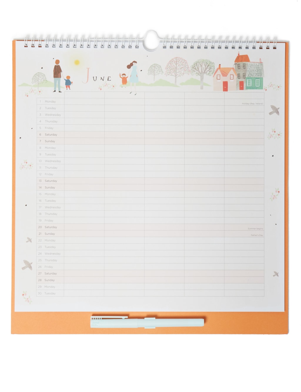 Seasonal Scenes 2020 Family Organiser 2 of 3