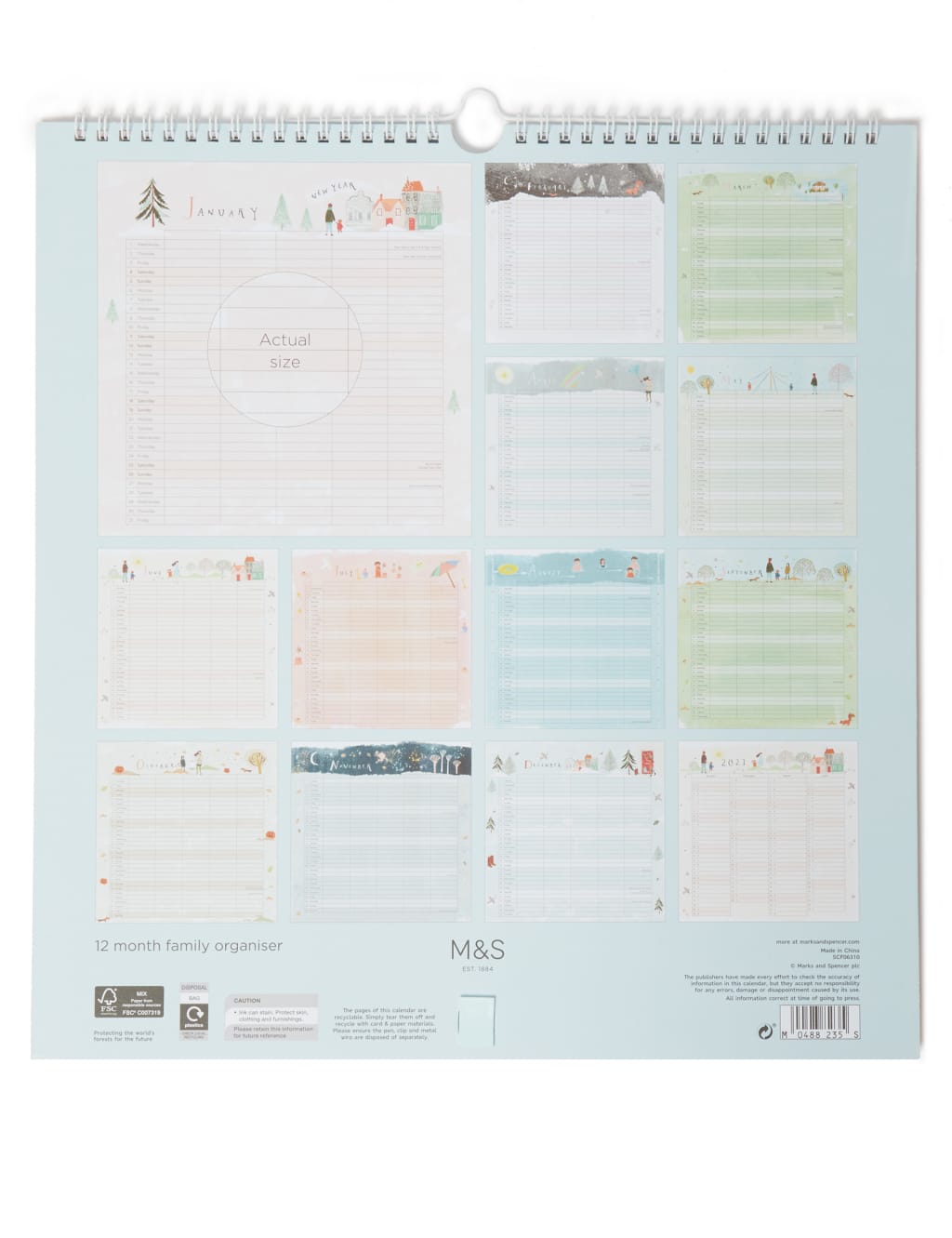 Seasonal Scenes 2020 Family Organiser 3 of 3
