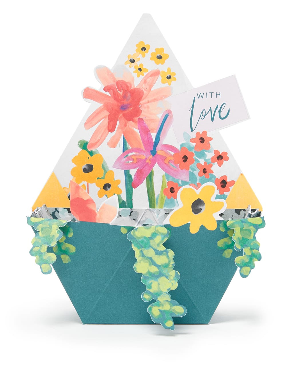 Boxed 3D Pop-up Planter Design Birthday Card 2 of 5