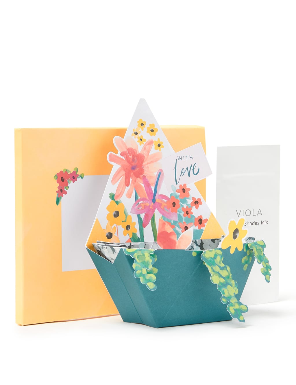 Boxed 3D Pop-up Planter Design Birthday Card 4 of 5