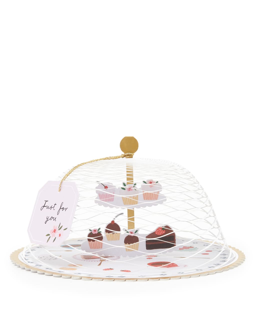 3D Pop-up Concertina Cake Dome Birthday Card 2 of 4