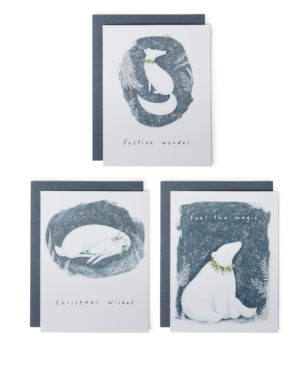 Cute Winter Animals Charity Christmas Cards - Pack of 20 1 of 3