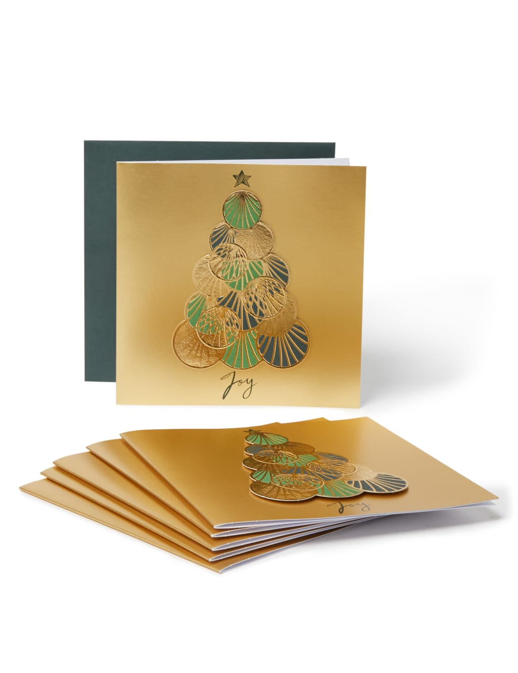 3D Tree Charity Christmas Cards - Pack of 6 1 of 3