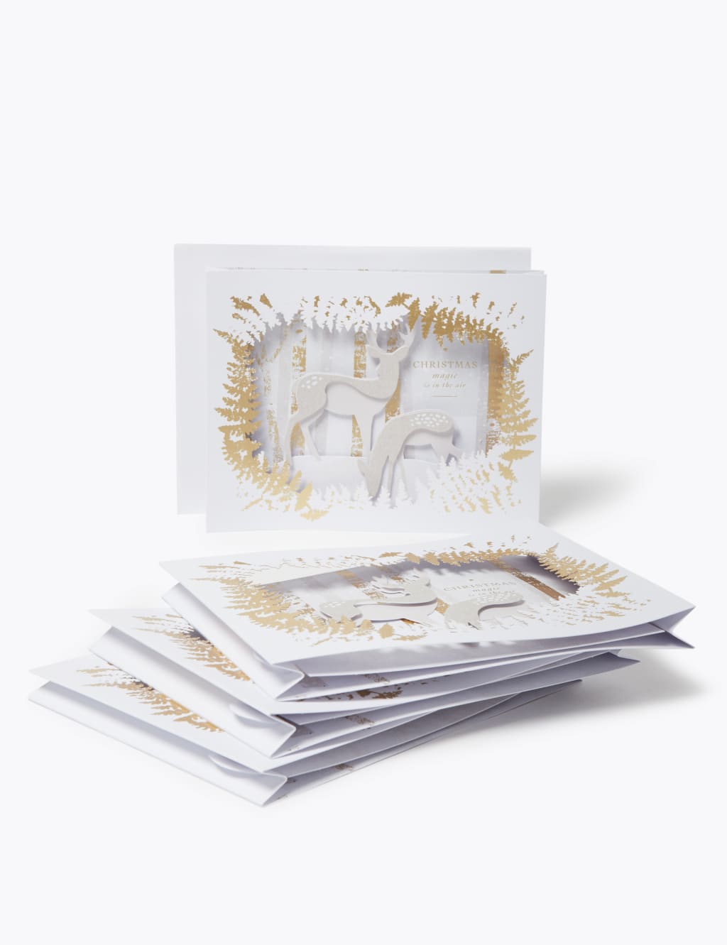 3D Winter Woodland Charity Christmas Cards - Pack of 4 1 of 4
