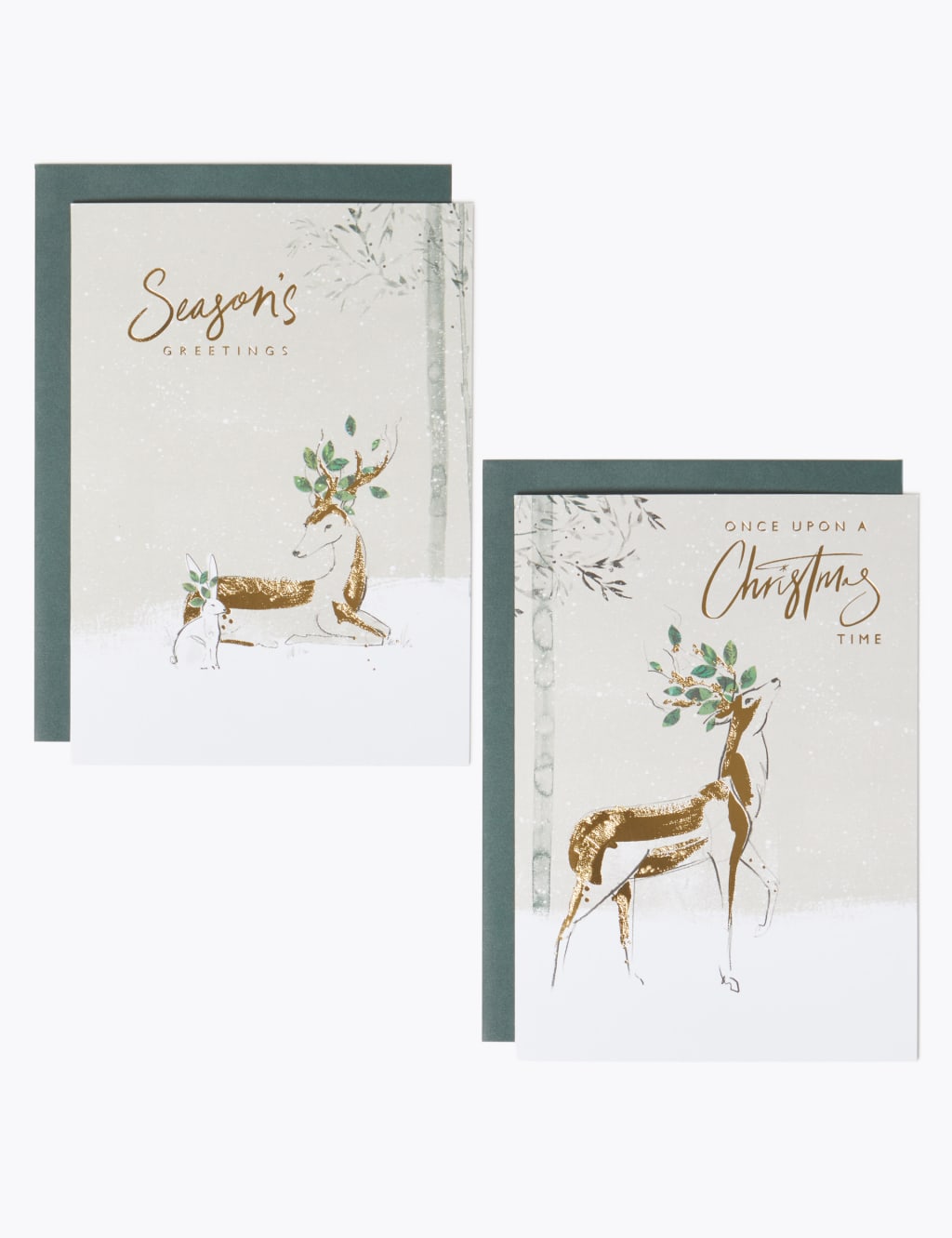 Festive Stag Charity Christmas Cards - Pack of 20 1 of 3