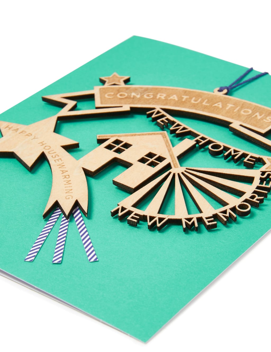 Keepsake New Home Card - with Wooden Decoration 4 of 5