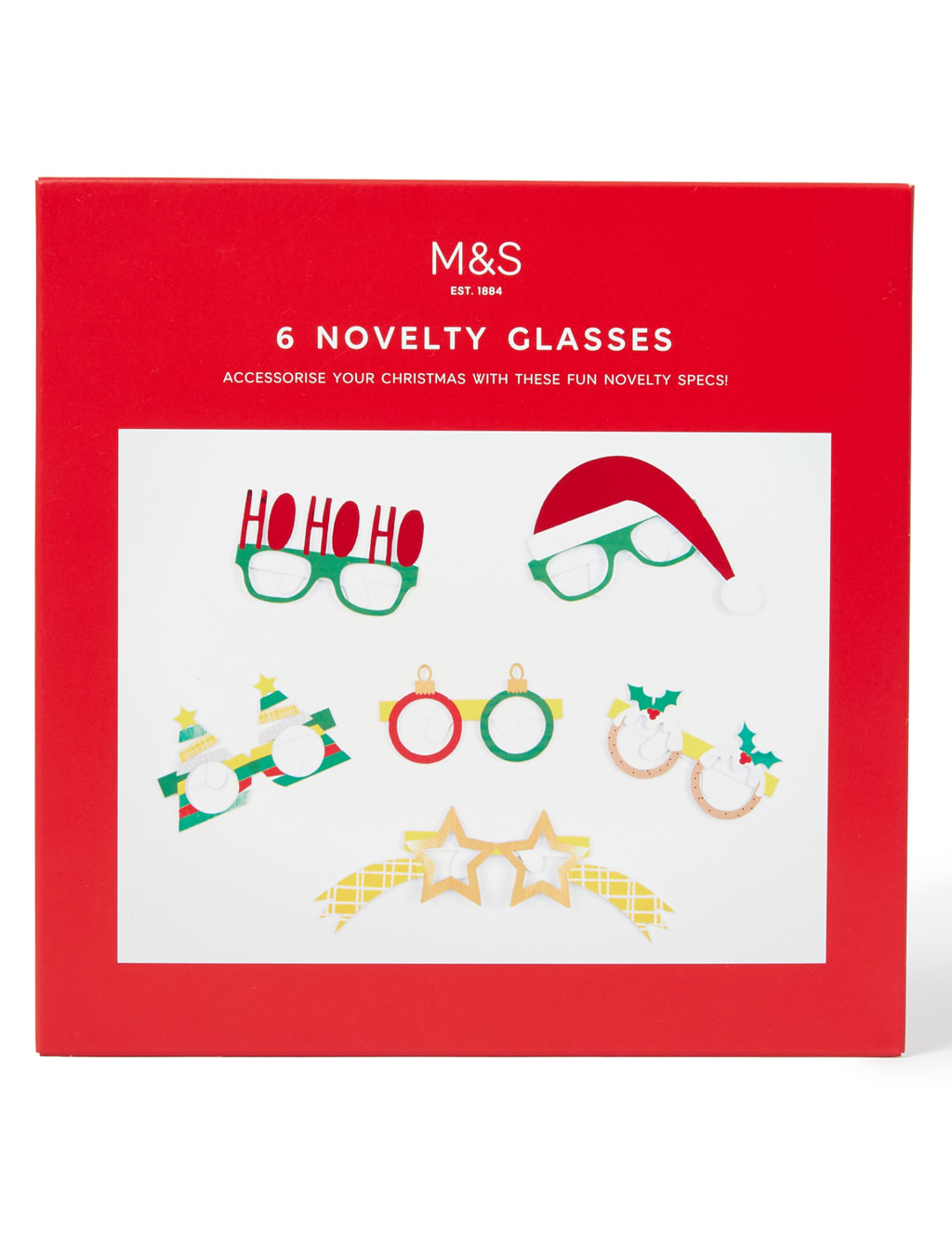 Festive novelty glasses outlet