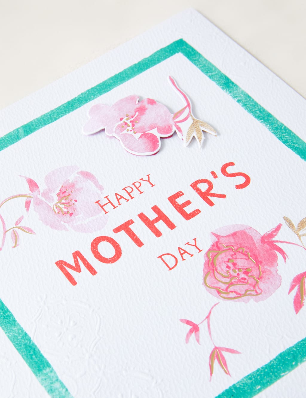 3D Effect Floral Mother's Day Card 4 of 5