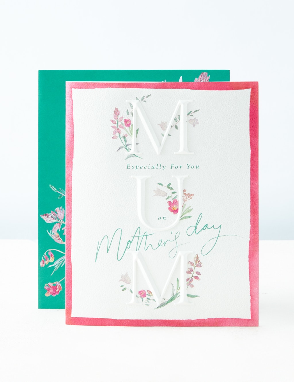 Edwardian Lady Embossed Mother's Day Card for Mum 1 of 5