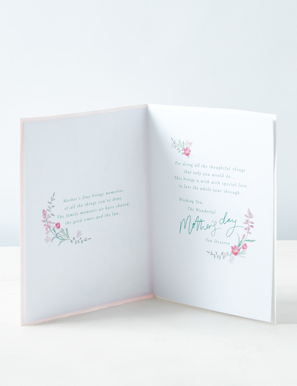 Edwardian Lady Embossed Mother's Day Card for Mum 2 of 5